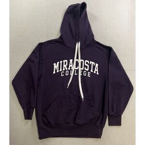 Miracosta College Adult Size Medium Purple Pullover MV Sport Long Sleeve